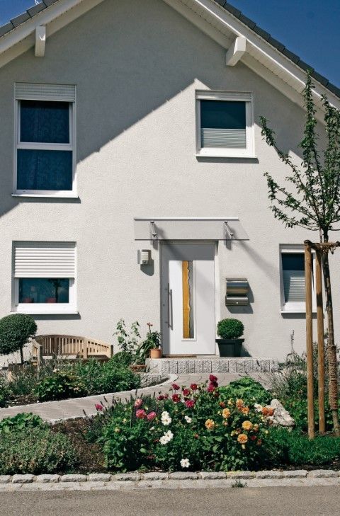 Vordach bei einem Haus