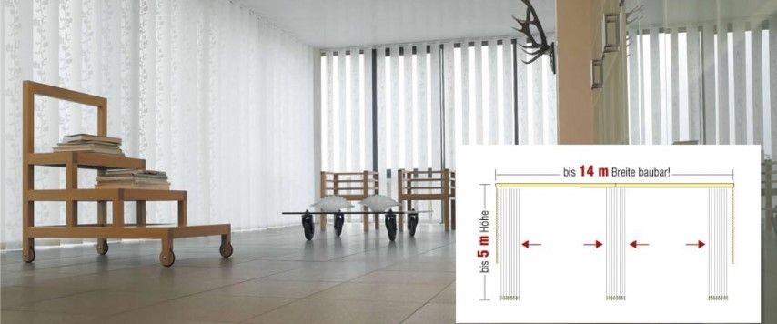 Fenster mit Jalousien