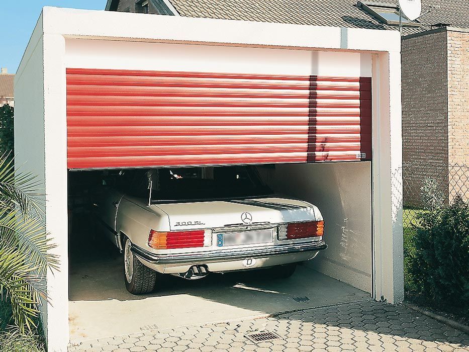 Garagentor Mechanik veranschaulicht dargestellt