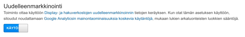 Finnish login page for Uutisnenmarkkinointi with email and password fields and a blue Kirjaudu button