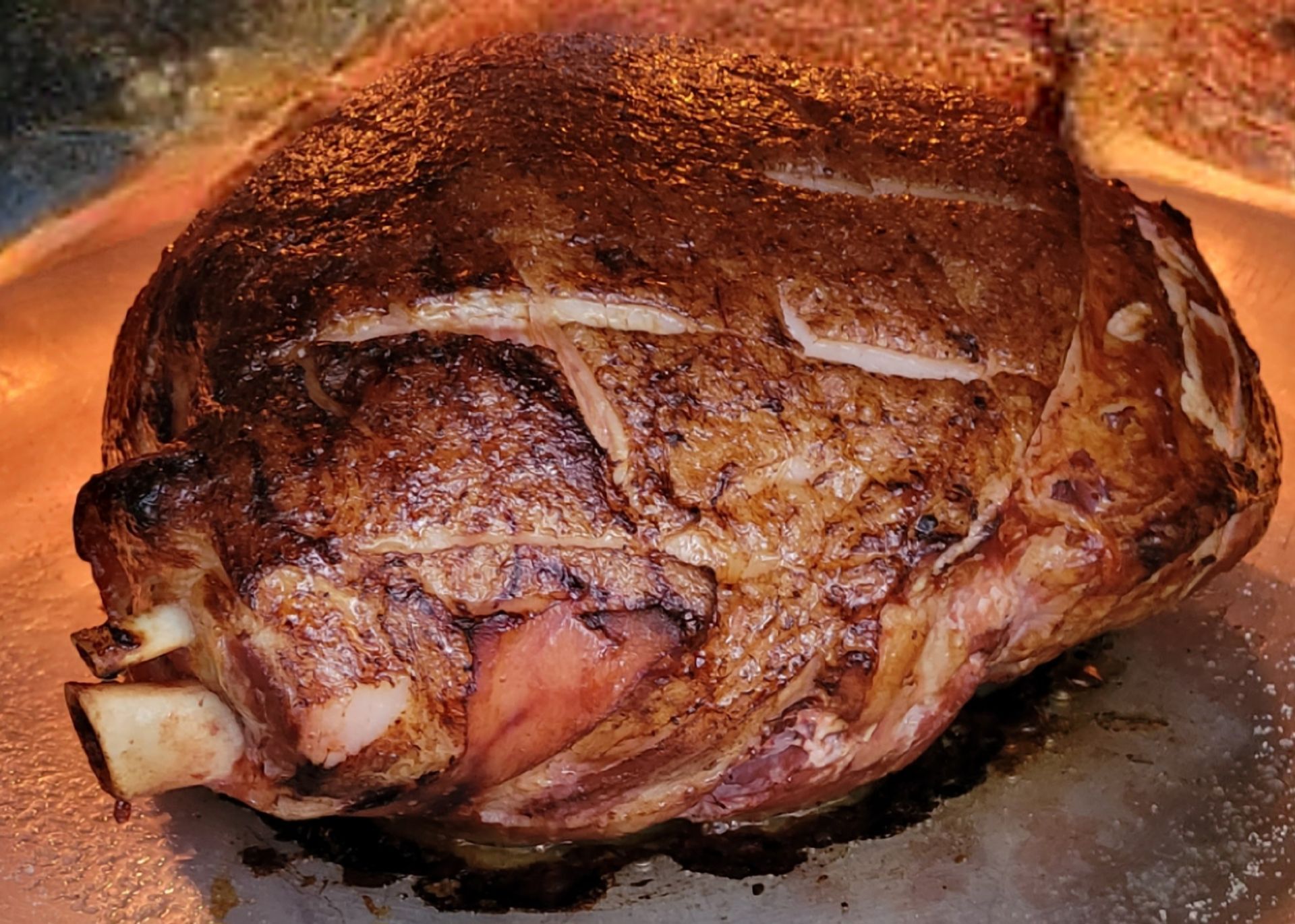 Viande sortie de rôtisserie