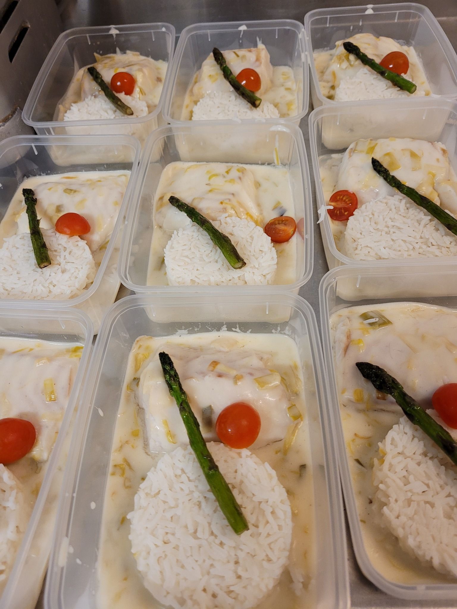 Plateau-repas de poisson