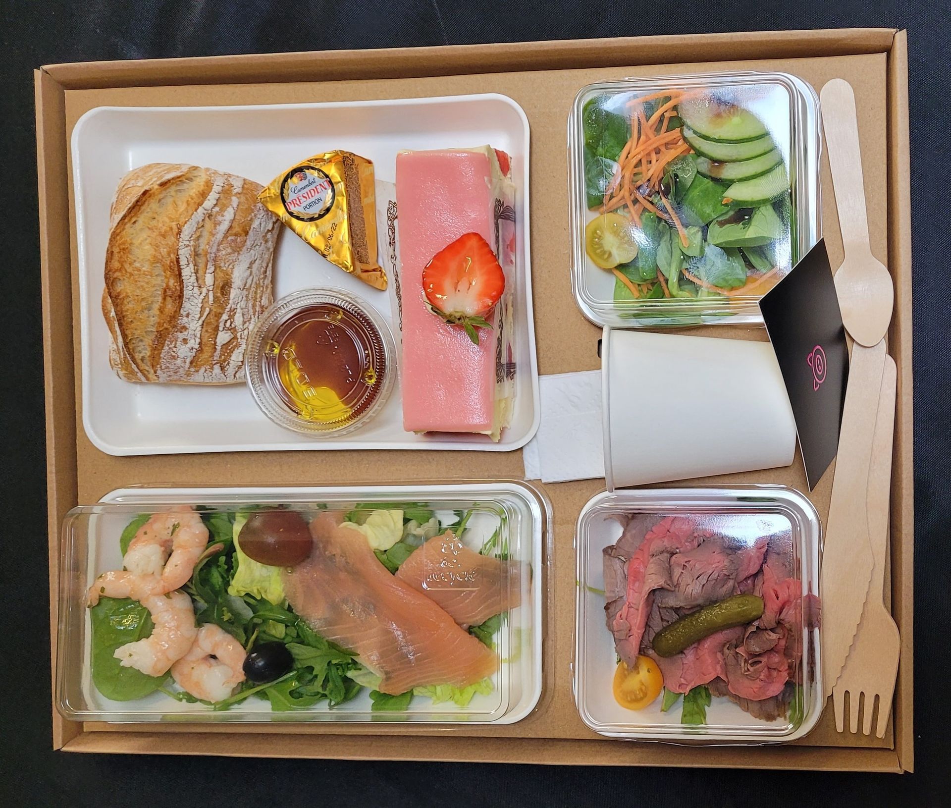 Plateau-repas composé