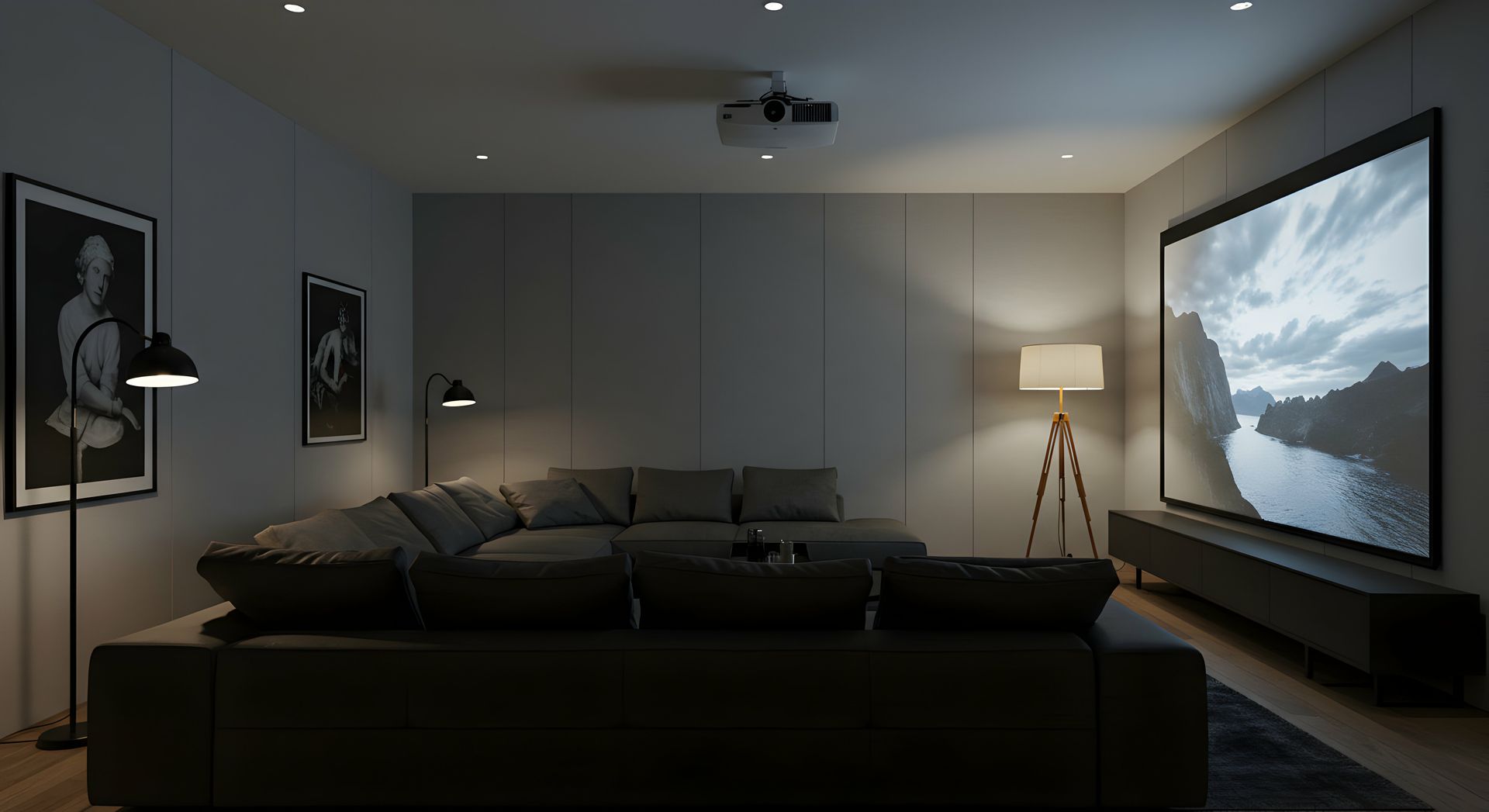 Salon home cinéma