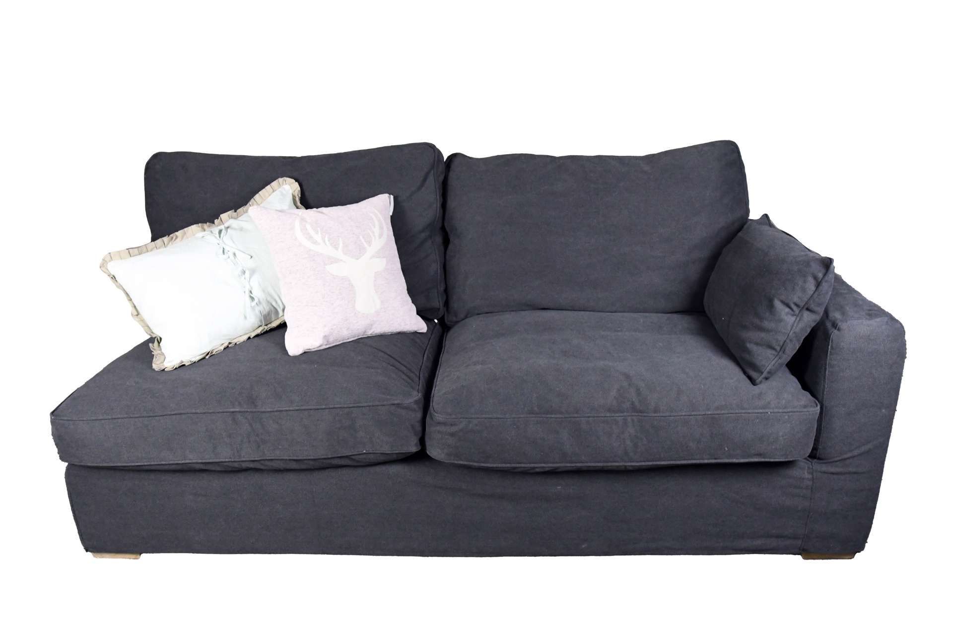 Ein stilvolles Hussensofa