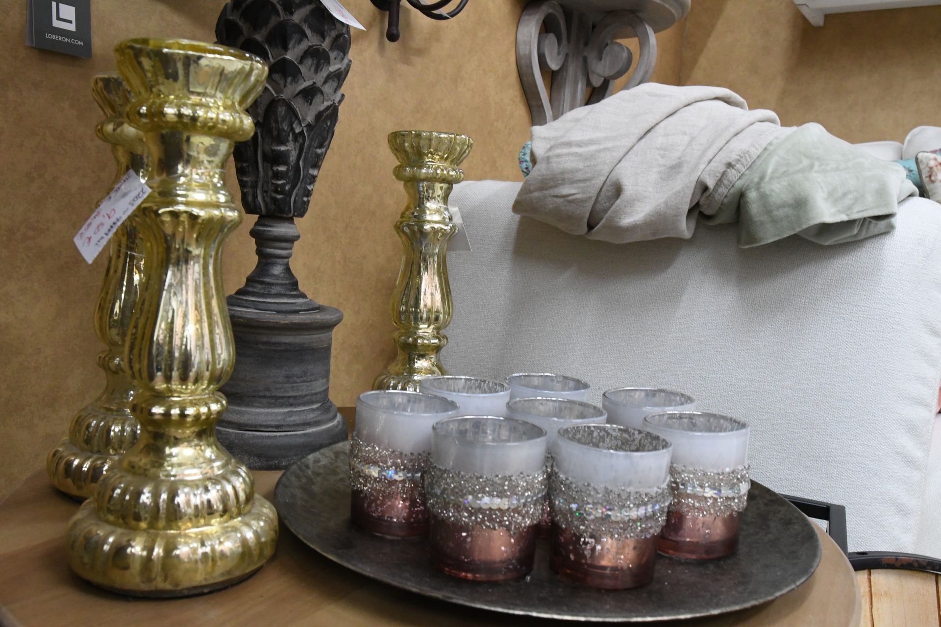 Frühlingszeit Deko Kerzenhalter bei Wohnenswert