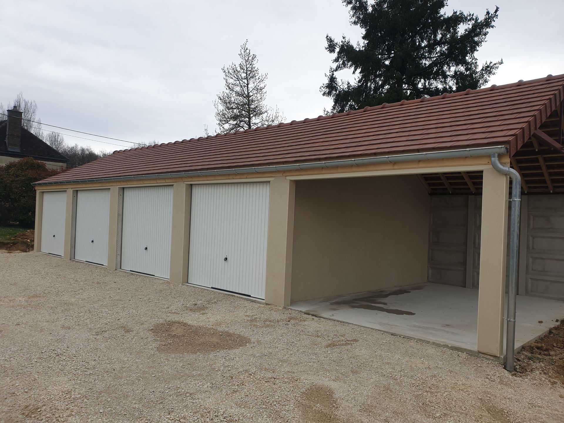 Garages en béton