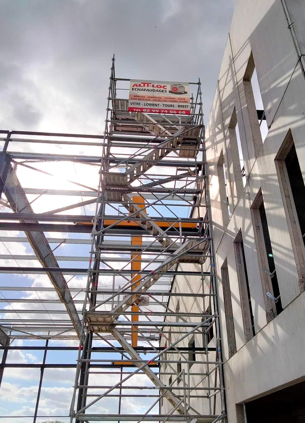 Structure d’échafaudage