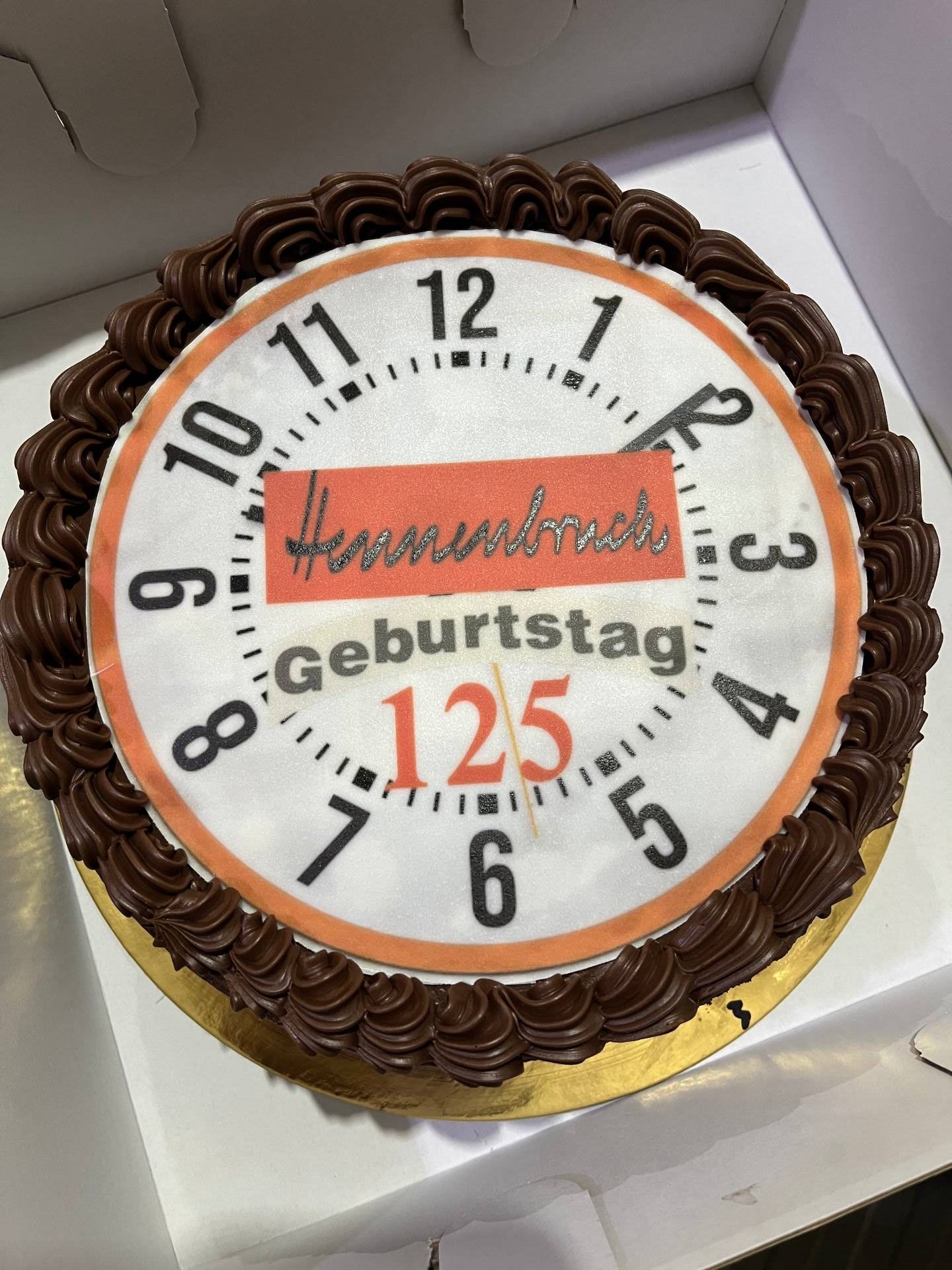 Hennenbruck Geburtstagstorte 125 Jahre