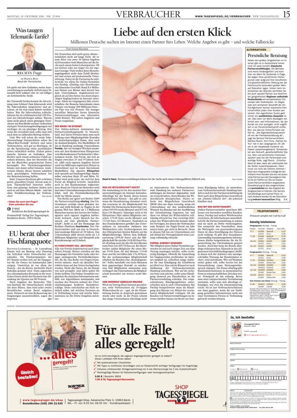 Presseartikel, Ingrid Mack partner for you