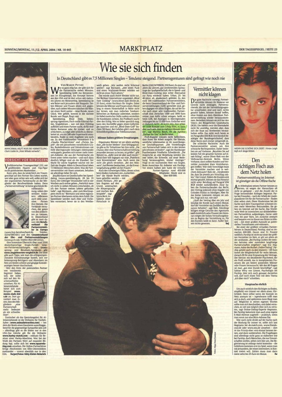 Presseartikel, Ingrid Mack partner for you