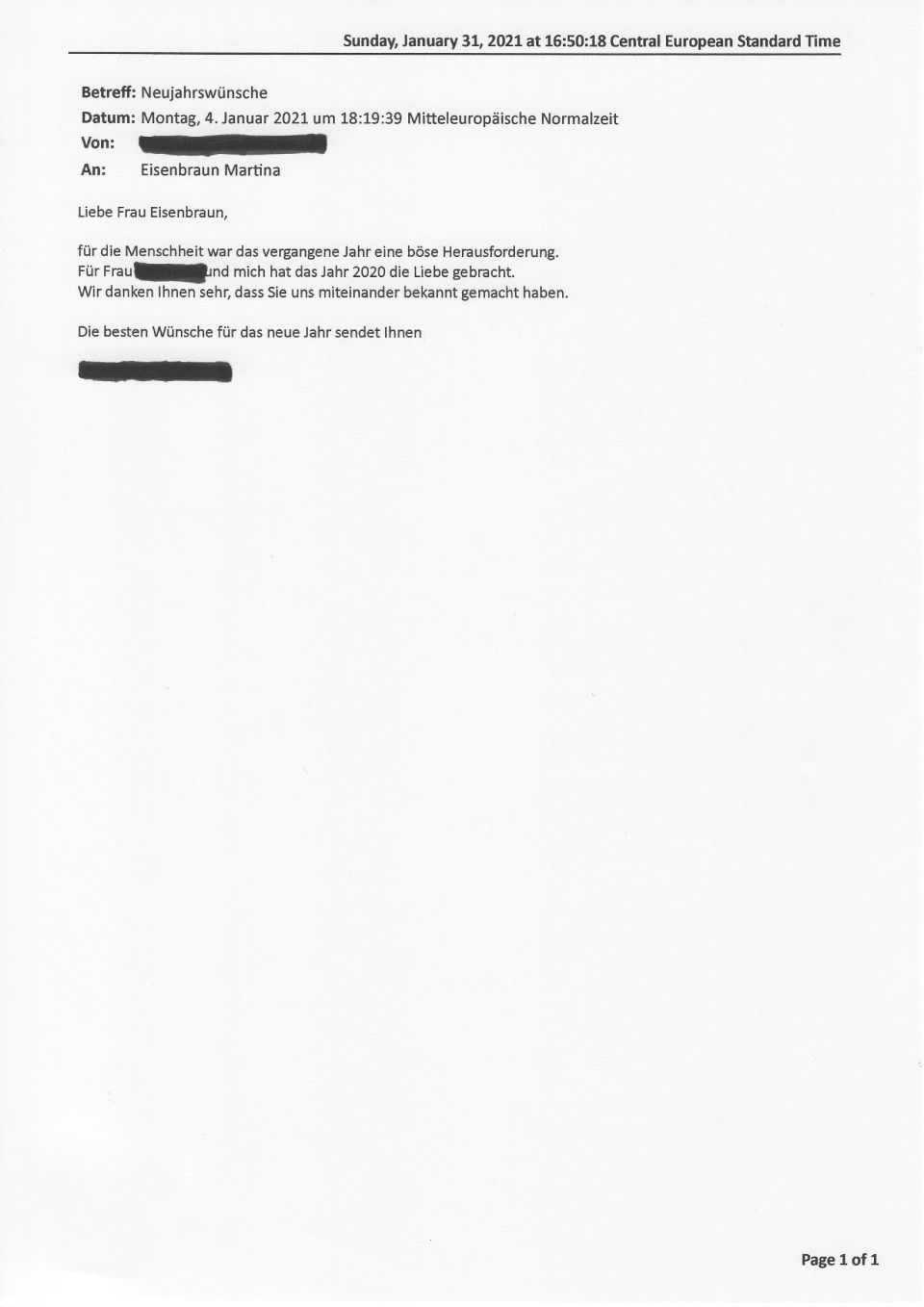 Referenzschreiben, Ingrid Mack partner for you