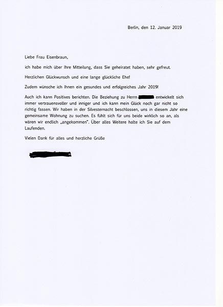 Referenzschreiben, Ingrid Mack partner for you