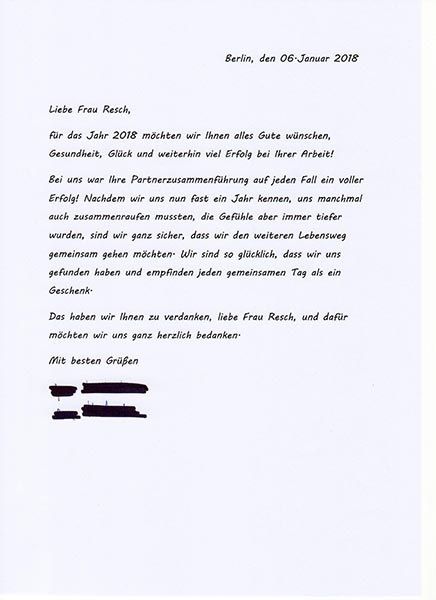 Referenzschreiben, Ingrid Mack partner for you