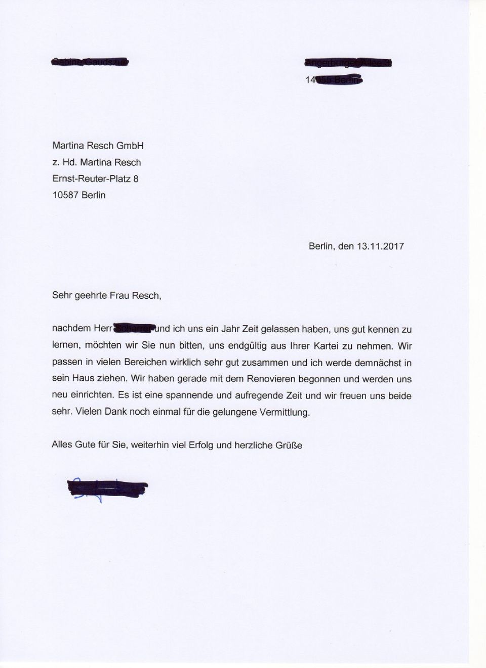 Referenzschreiben, Ingrid Mack partner for you