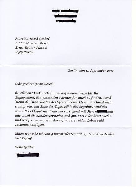 Referenzschreiben, Ingrid Mack partner for you