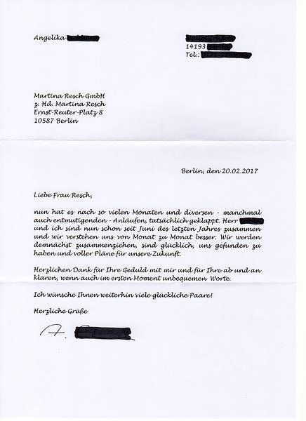 Referenzschreiben, Ingrid Mack partner for you