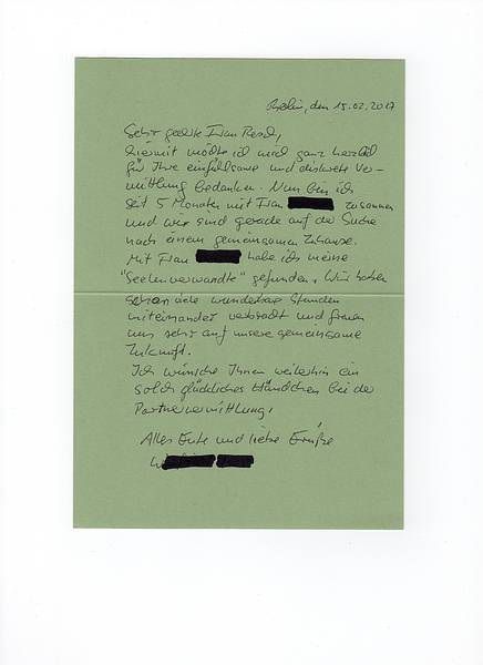 Referenzschreiben, Ingrid Mack partner for you