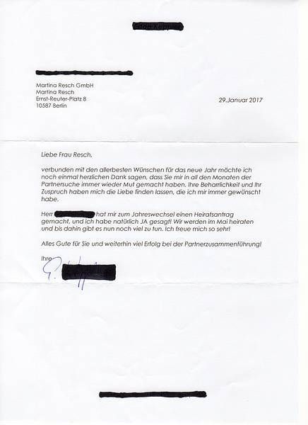 Referenzschreiben, Ingrid Mack partner for you