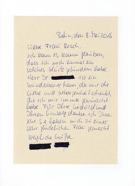 Referenzschreiben, Ingrid Mack partner for you