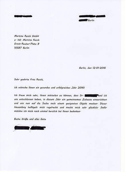 Referenzschreiben, Ingrid Mack partner for you