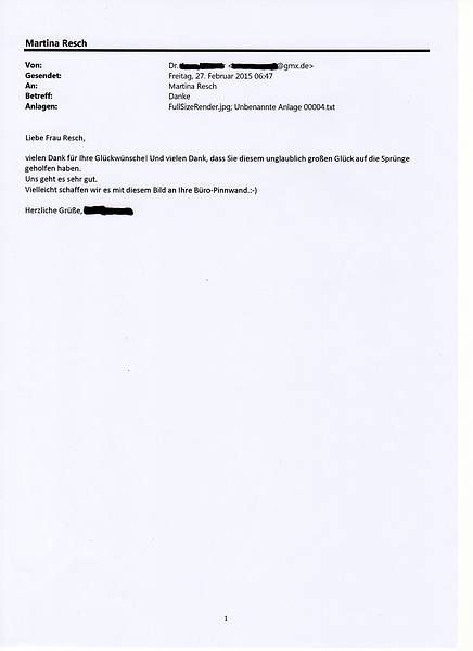 Referenzschreiben, Ingrid Mack partner for you