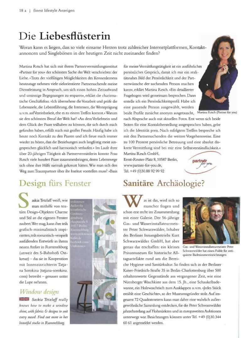 Presseartikel, Ingrid Mack partner for you