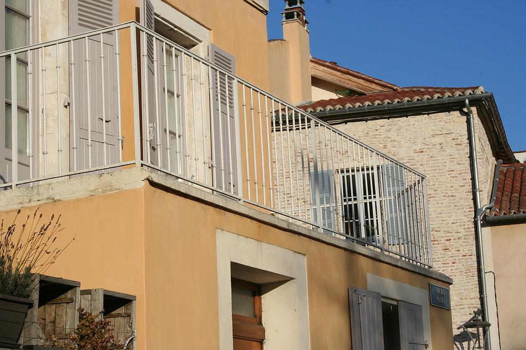 Clôture en métal balcon