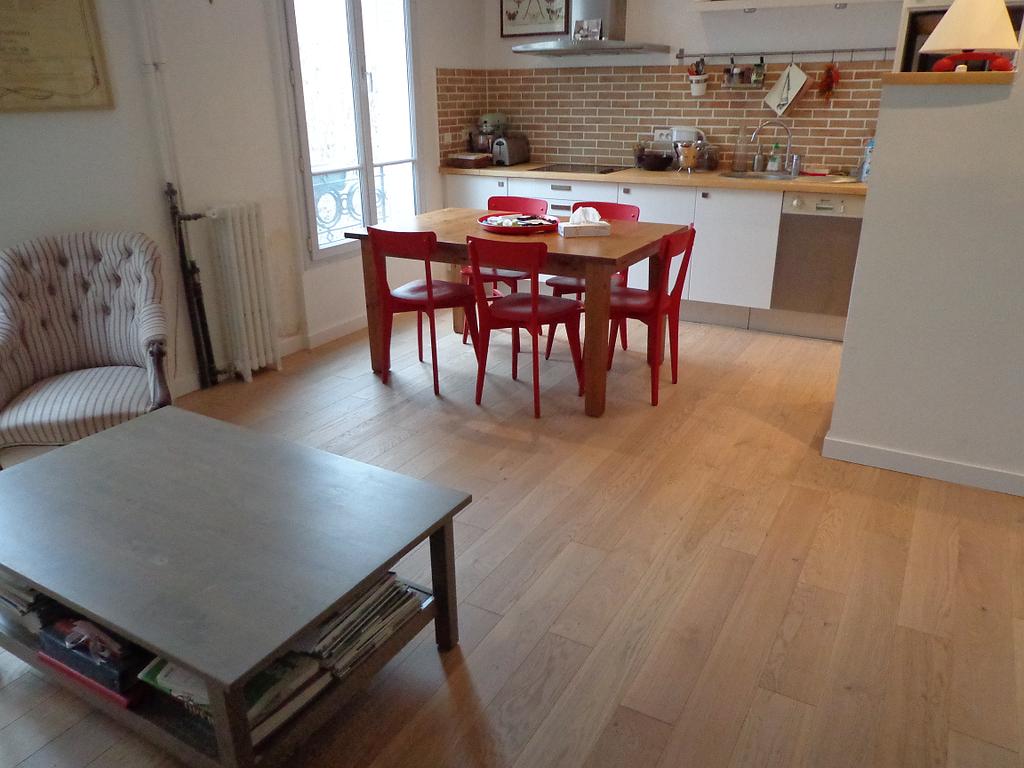 Parquet - Chêne rustique contrecollé teinté