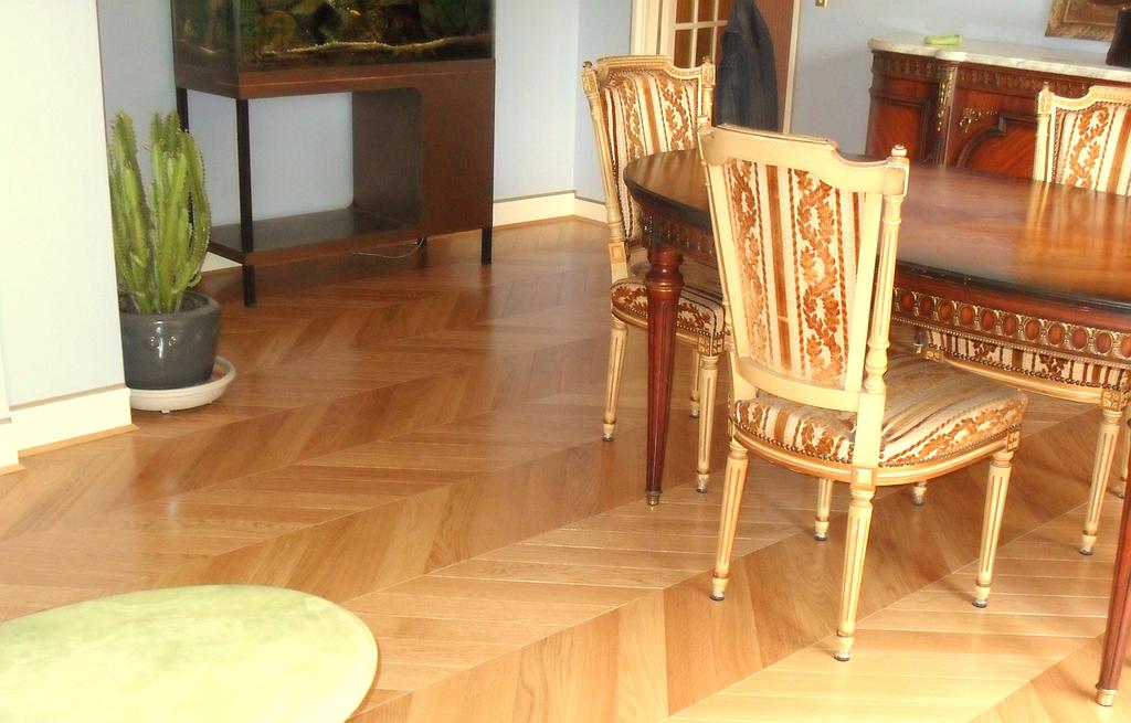 Parquet - Chêne contrecollé point de Hongrie