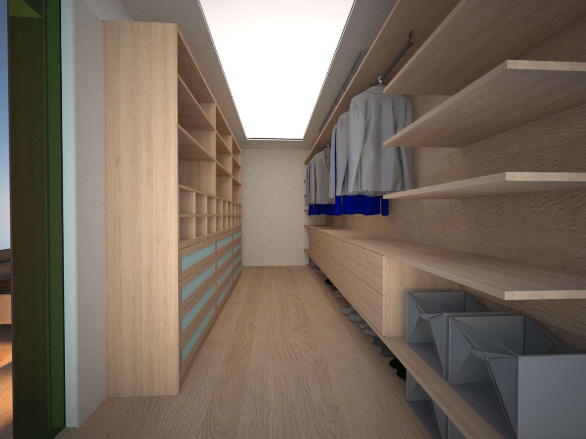 Begehbarer Kleiderschrank