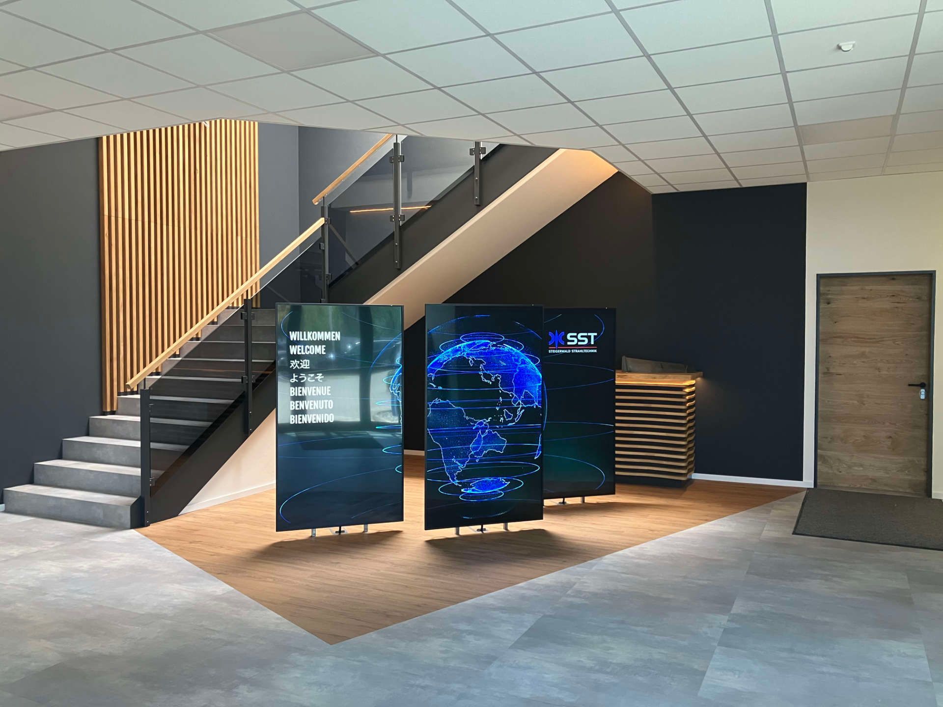 Empfangsbereich Gewerbe