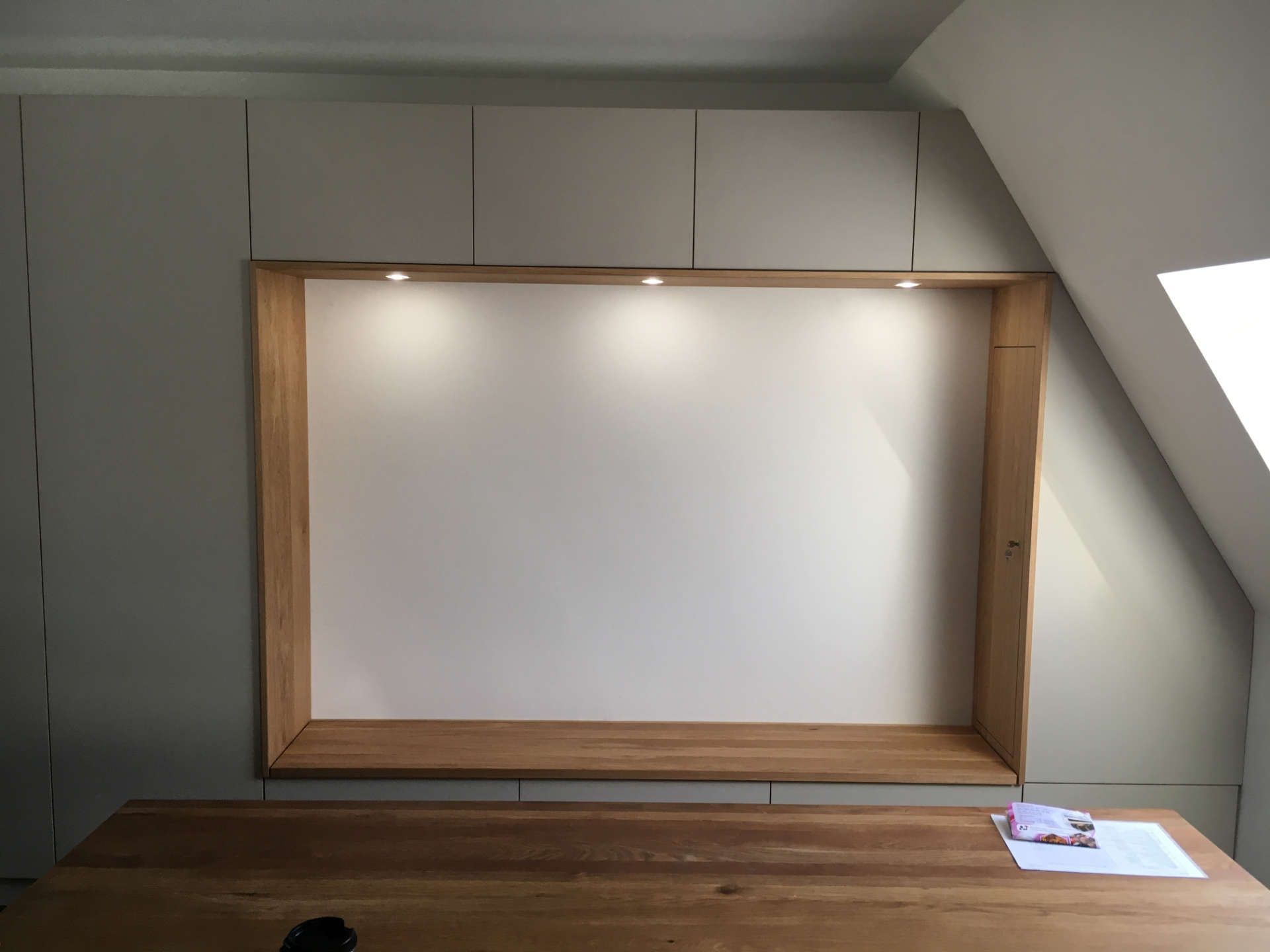 Einbauschrank mit Beleuchtung