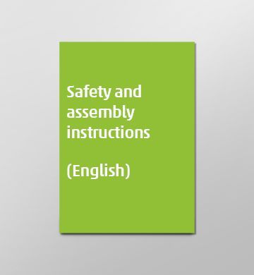Safety and assembly instructions (English)