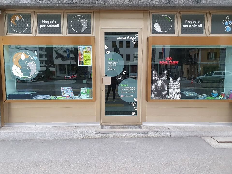 ingresso di negozio per animali - Amico Mio di Braga
