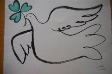 Dessin d'une hirondelle