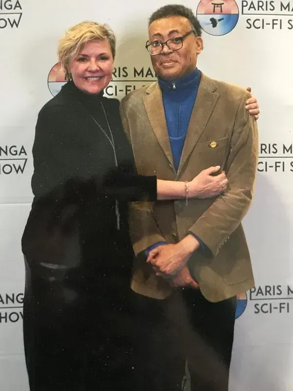 Le Professeur Soutarson et l'actrice Mariele Millowitsch