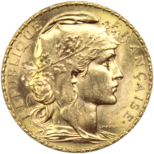20 francs Marianne Coq avers