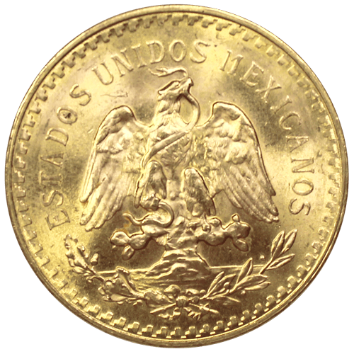 50 Pesos Mexique revers