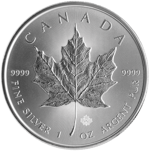 Maple Leaf argent revers