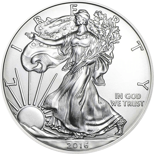 Silver eagle revers