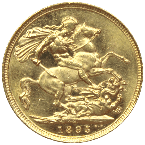 Souverain Georges V revers