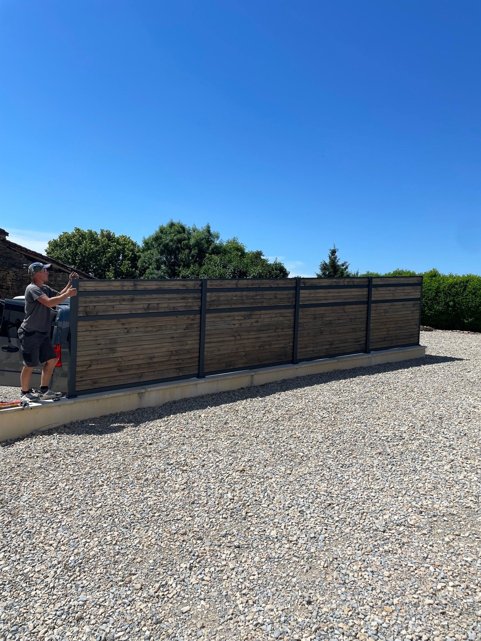 Pose de clôtures 2