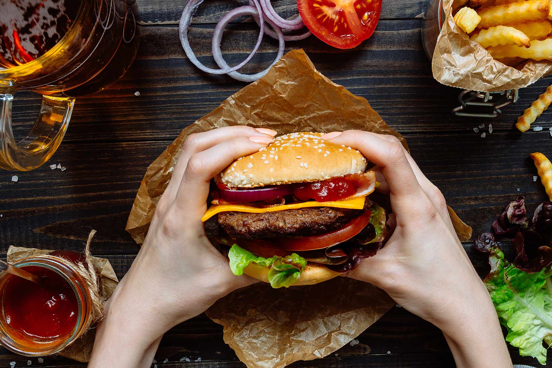Broodje hamburger