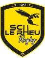 Logo noir et jaune du SC Lerheu Rugby