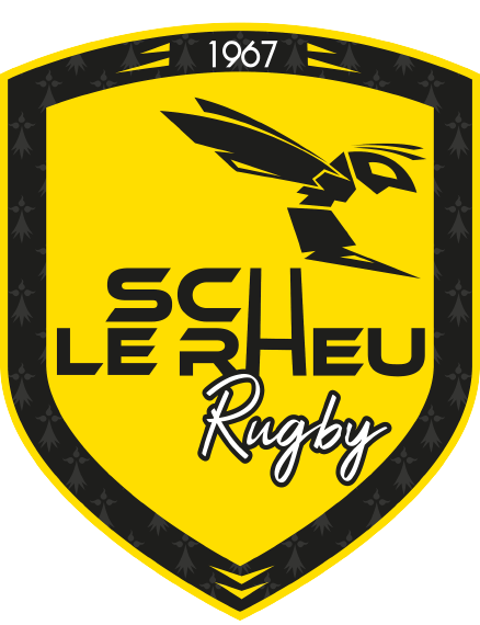 Logo noir et jaune du SC Lerheu Rugby
