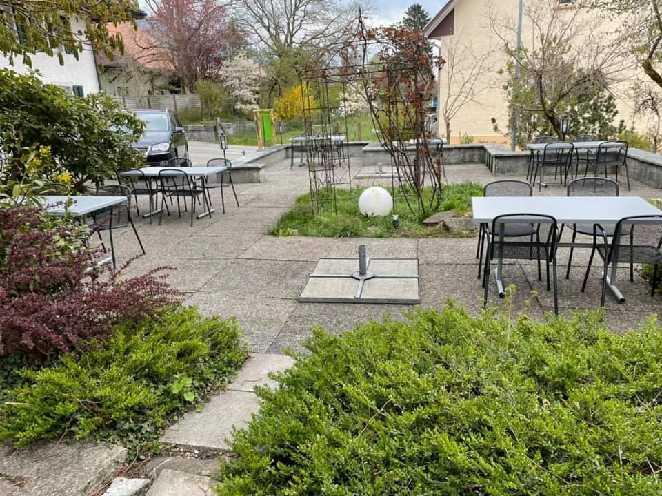 Gartenterasse - Restaurant Lamm in Lommiswil