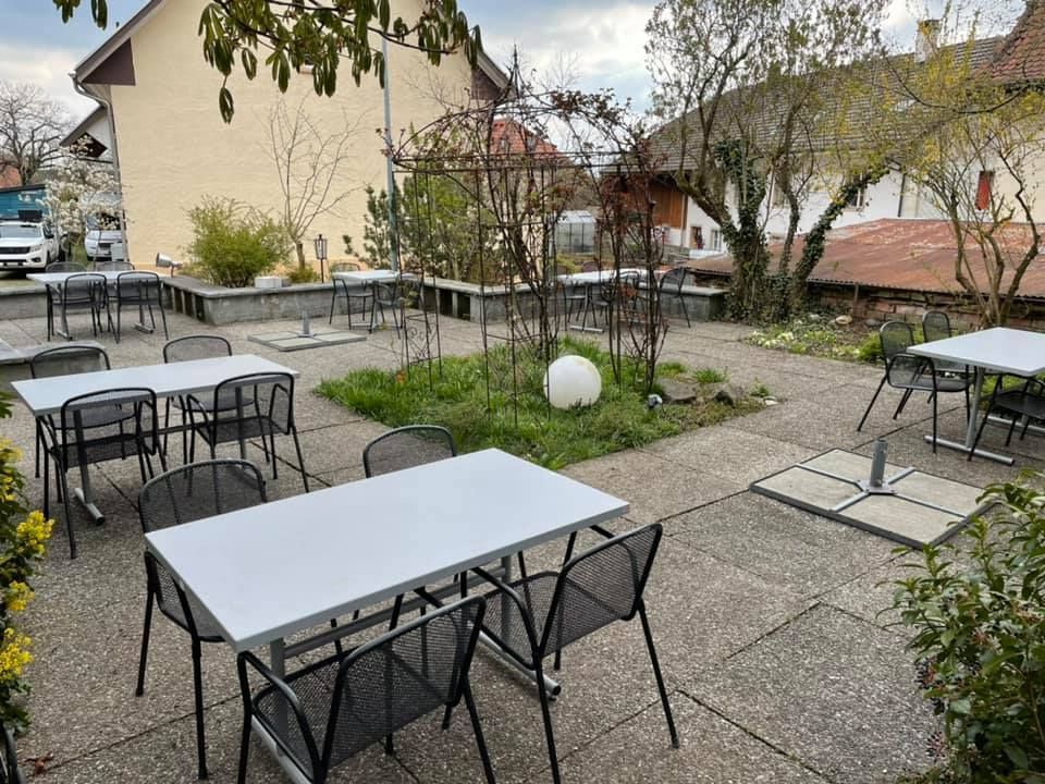 Gartenterasse - Restaurant Lamm in Lommiswil
