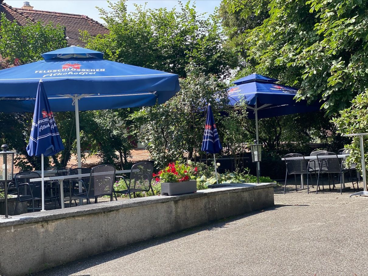 Gartenwirtschaft - Restaurant Lamm in Lommiswil