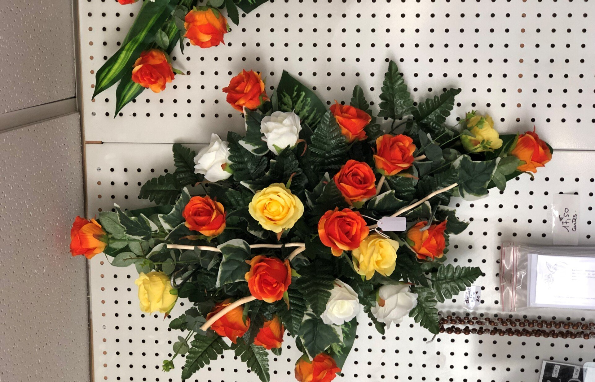 Exemple de fleurs funéraires